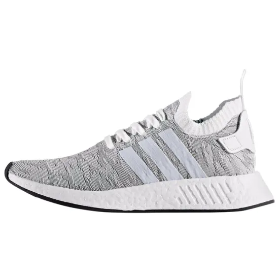 Adidas NMD R2 Primeknit White Black