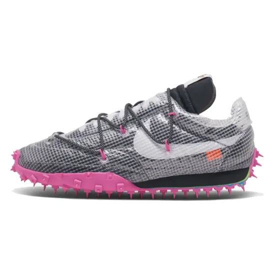 Nike Waffle Racer Off-White Black Women's