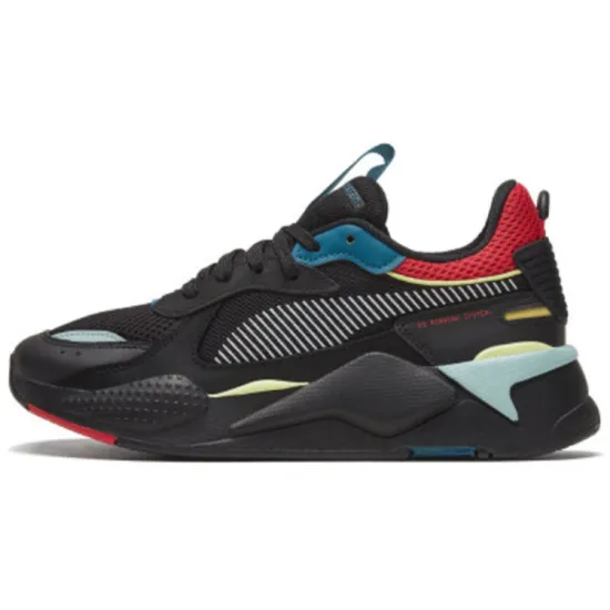 Puma RS-X Lifestyle Shoes Unisex Low-top Black Red/Yellow/Blue