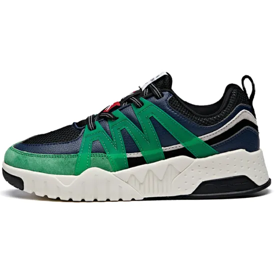 ANTA Casual Shoes Men Low-Top Black Blue Green