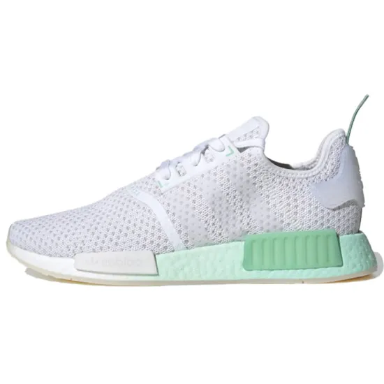 Adidas NMD R1 Knit White Blush Green