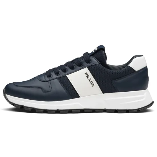 PRADA PRAX 1 Casual Shoes Men Low-Top Blue/White