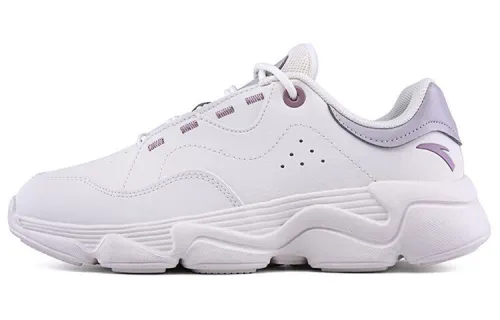 ANTA Casual Shoes Women's Low Top Ivory White/Shade 1 Gray