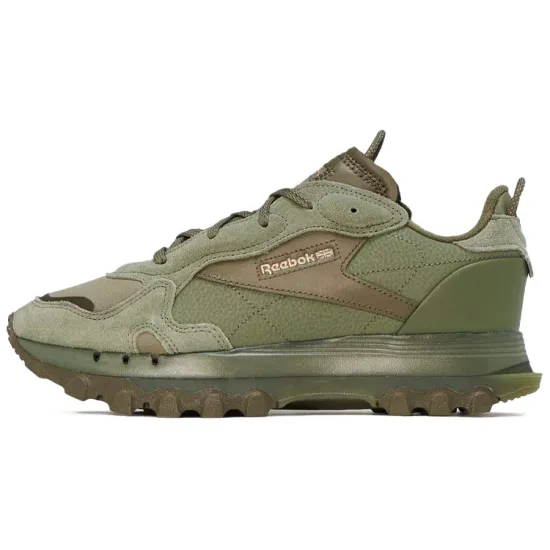 Reebok Classic Leather Cardi B Hunter Green Women's