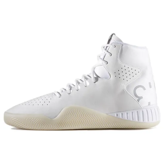 Adidas Tubular Instinct Hairy Suede White