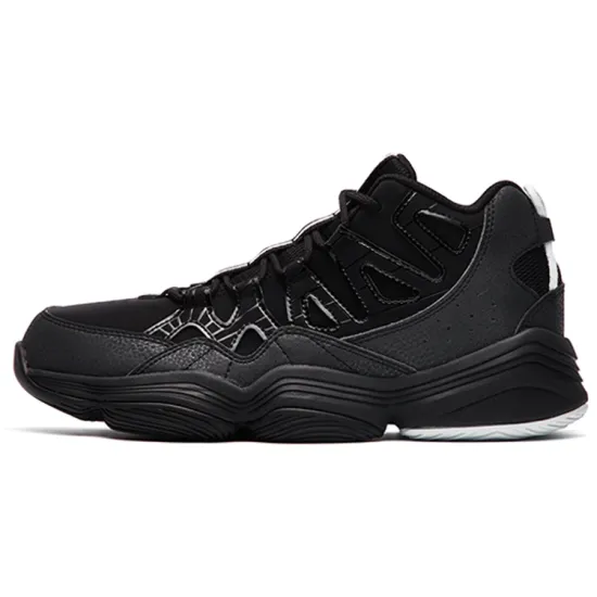 ANTA Casual Shoes Men Mid-Top Black ANTA White
