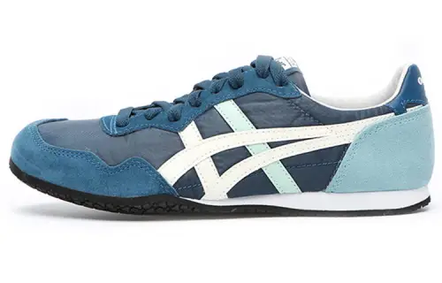 Onitsuka Tiger Serrano Textile, Synthetic Leather, Split Cow Leather Cushioning Slip Resistant Abrasion Resistant