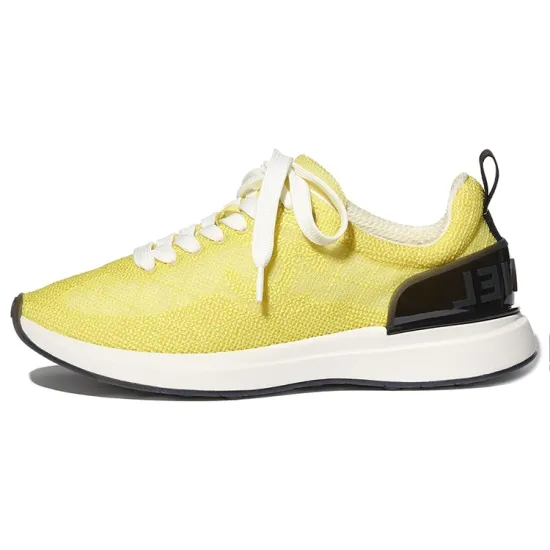 CHANEL Low Top Casual Shoes Women's Yellow