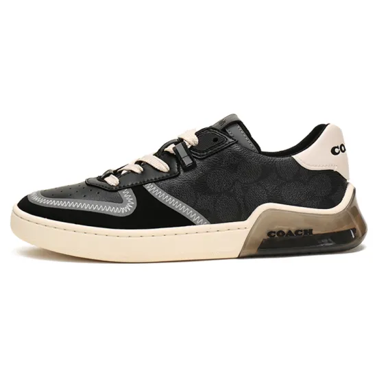 COACH CitySole Casual Shoes Men Low-Top Carbon Gray/Black