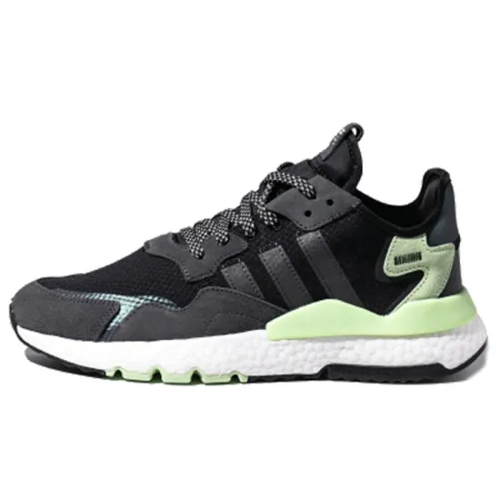 Adidas Originals Nite Jogger Lifestyle Shoes Unisex Low-top Black/Green