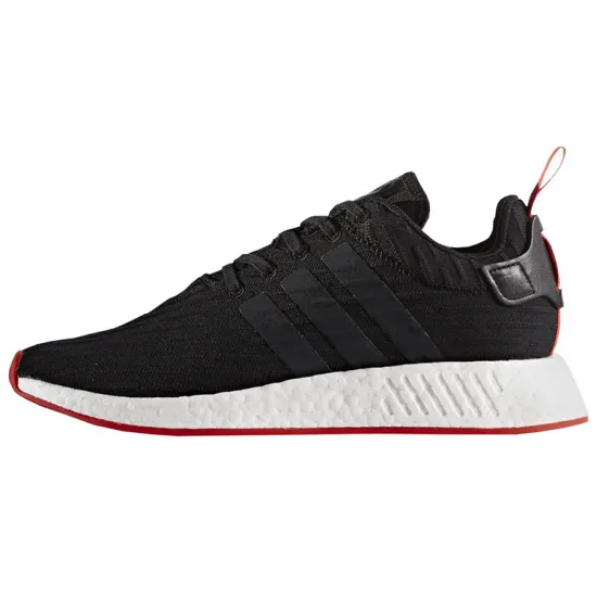 Adidas NMD R2 Core Black Red Two Toned
