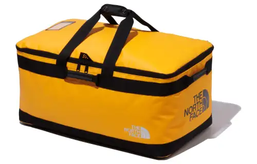 THE NORTH FACE 89L Travel Bag Handbag Outdoor Bag Recycled Polyester Yellow Unisex