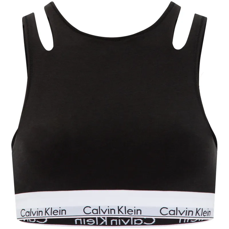 CALVIN KLEIN Bra Women's Space Black