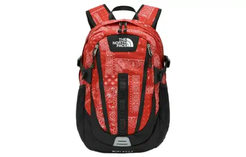 THE NORTH FACE 16L Backpack Outdoor Bag Recycled Polyester Red Unisex