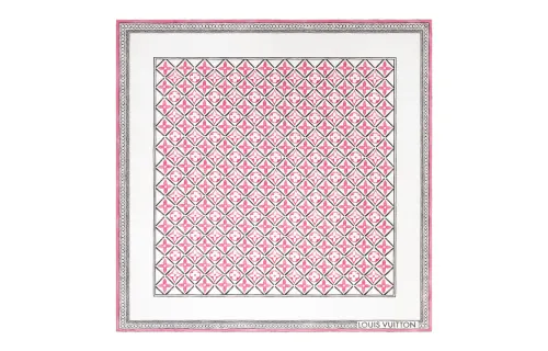 LOUIS VUITTON Monogram Flower Tile Square 90