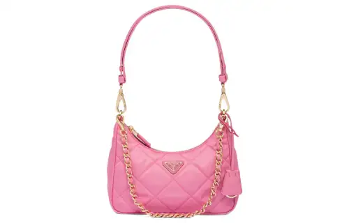 PRADA Fabric Handbag, Shoulder Bag Regular Women's Pink