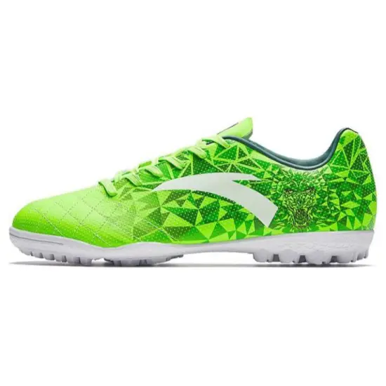 ANTA Soccer Shoes Men Low-Top Green White