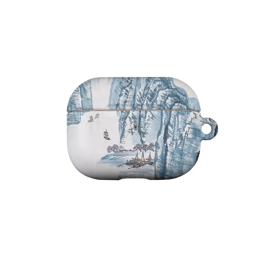 Keshami Compatibility With Apple AirPods Pro 3/Pro 2/AirPods 4/3 PC Matte Hard Shell Landscape Artistic Painting