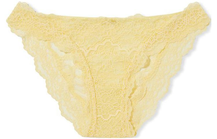 Женские трусы Victoria's Secret (лимонно-желтые)
