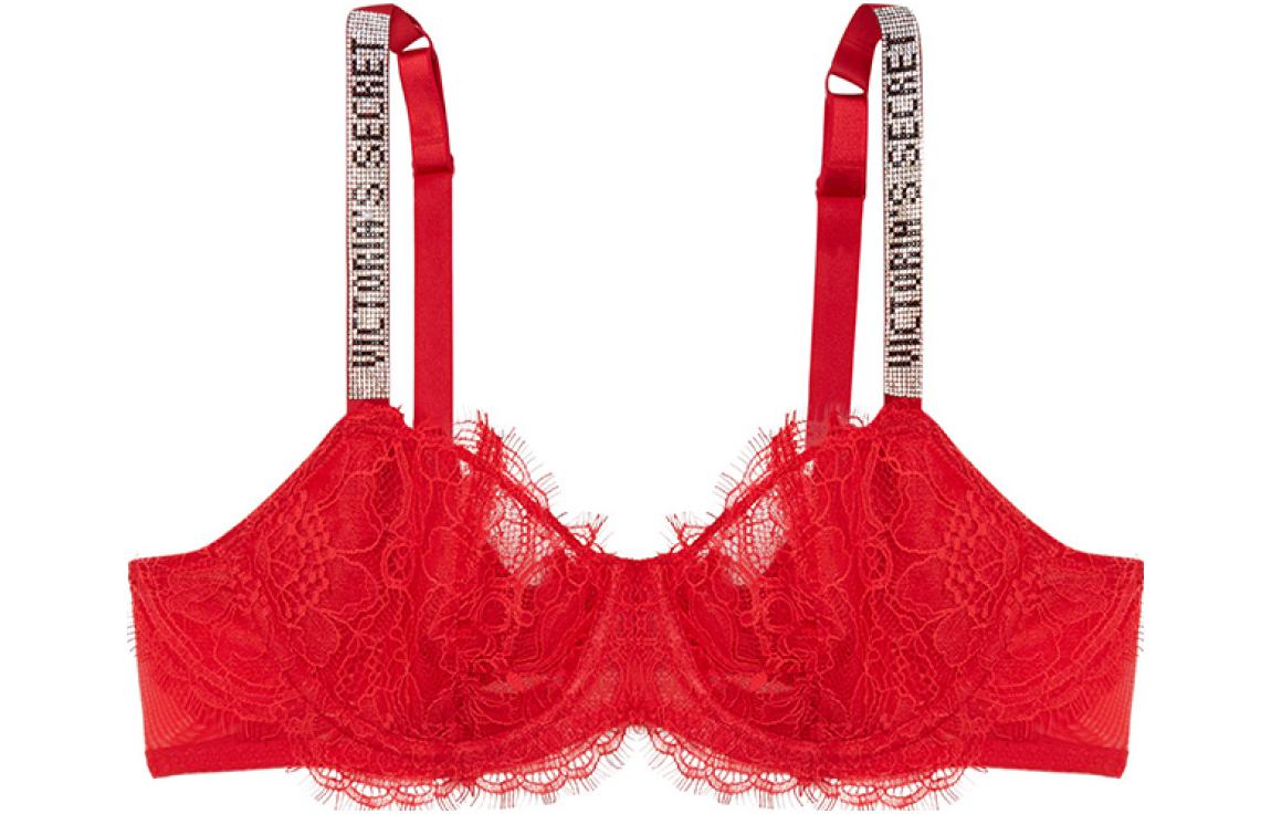 Женский бюстгальтер Victoria's Secret Logo (красный)
