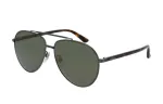 GUCCI Alloy Aviator Sunglasses Men's Brown