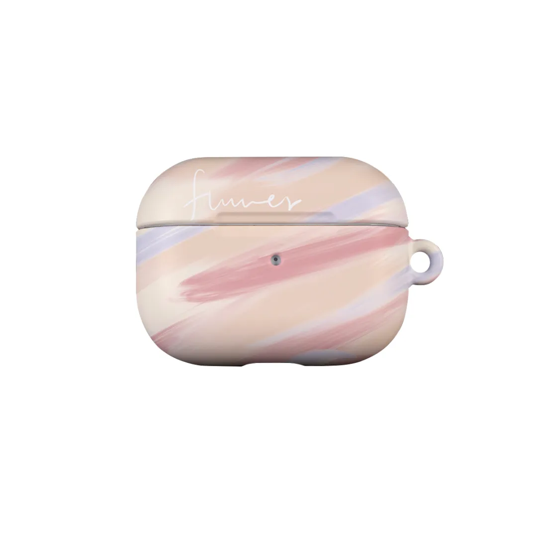 Keshami Compatibility With Apple AirPods Pro 3/Pro 2/AirPods 4/3 PC Matte Hard Shell Minimalist Style Brush