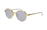 GUCCI Oval Sunglasses Women's Gold
