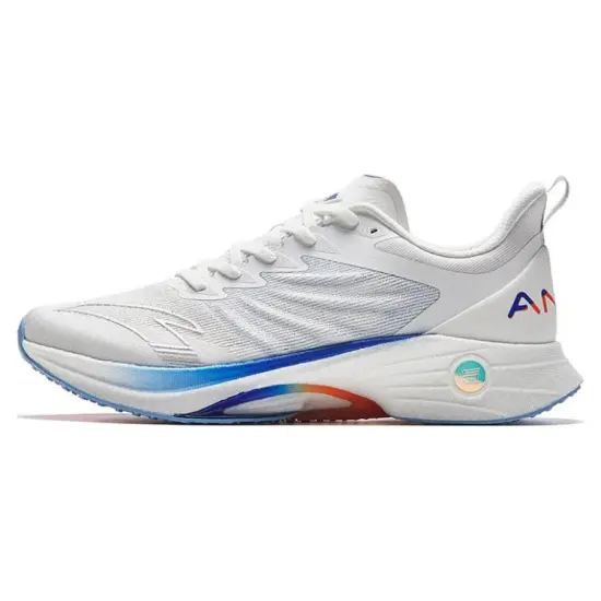 ANTA MACH 3.0 Running Shoes Men Low-Top White Blue