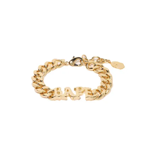 A BATHING APE Bracelets Unisex Gold