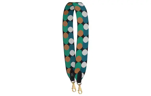 HERMES Flipperball Canvas With Swift Calfskin Bag Straps Women's Black & Bosphorus Green