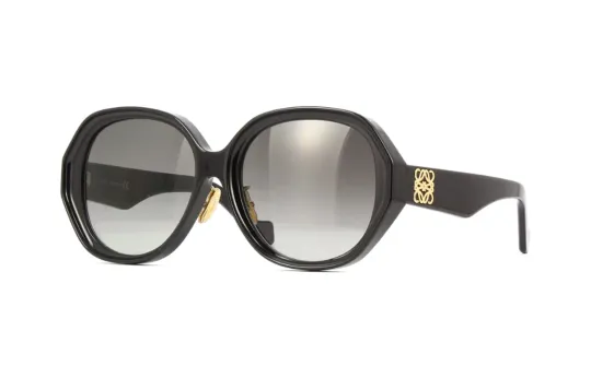 LOEWE Irregular Shape Sunglasses Women's Black