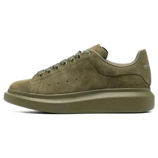 Alexander McQueen Oversized Sneaker 'Moss Green Suede'