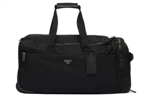 PRADA Saffiano Leather Travel Bag Men's