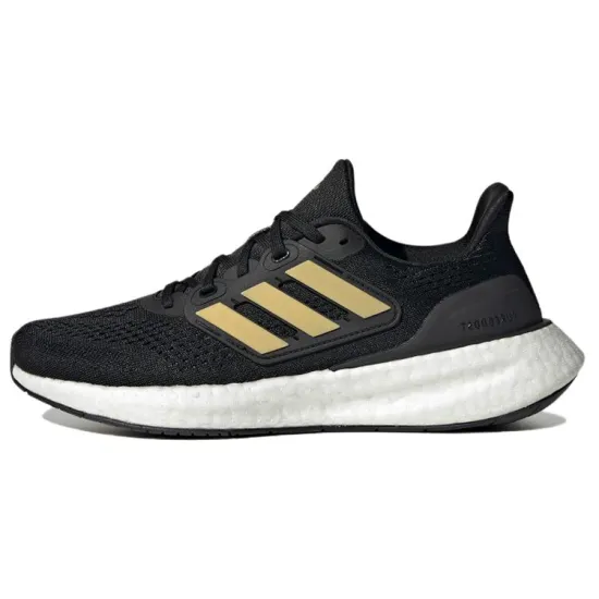 adidas Women's PureBoost 23 'Black Gold Metallic'