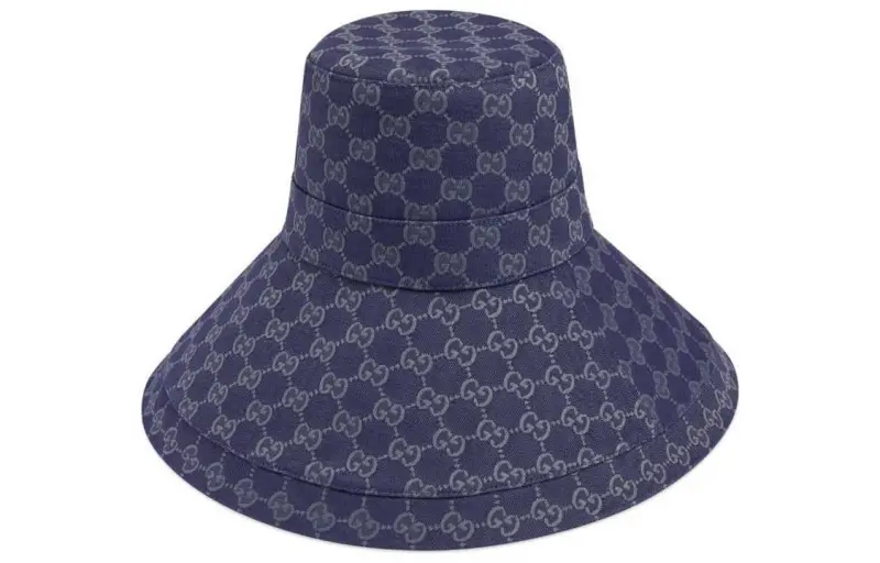 GUCCI Gg Wide Brim Beach Hat