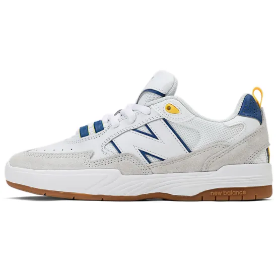 New Balance Numeric Tiago Lemos 808 Skateboarding Shoes Unisex Low-top White/Gray