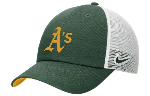 Nike Oakland Athletics Heritage86 Men's Nike Mlb Trucker Adjustable Hat