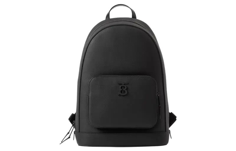 Burberry Calfskin Backpack Men's Black