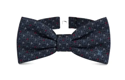 LOUIS VUITTON Vivienne Silk Bow Ties Men's Black