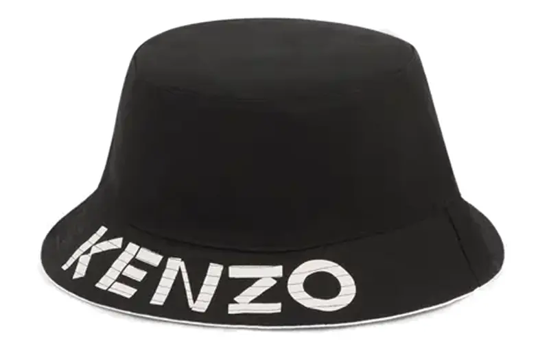 KENZO Logo Patch Reversible Bucket Hat