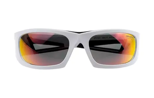 【Zoomed ImageryPrevious Season】Linea Rossa-logo square sunglasses