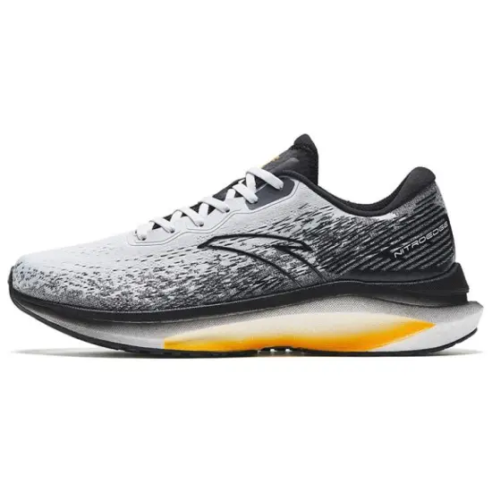 ANTA Champion Running Shoes Lite Running Shoes Men Low-Top Black Gray White