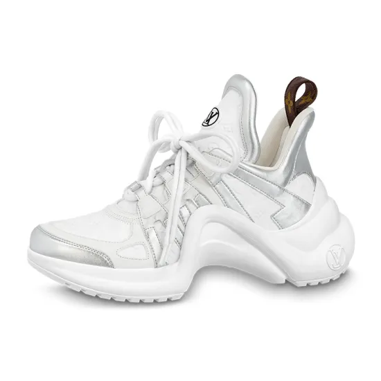 LOUIS VUITTON Lv Archlight Sneakers 'White Mini Monogram Silver' Women's