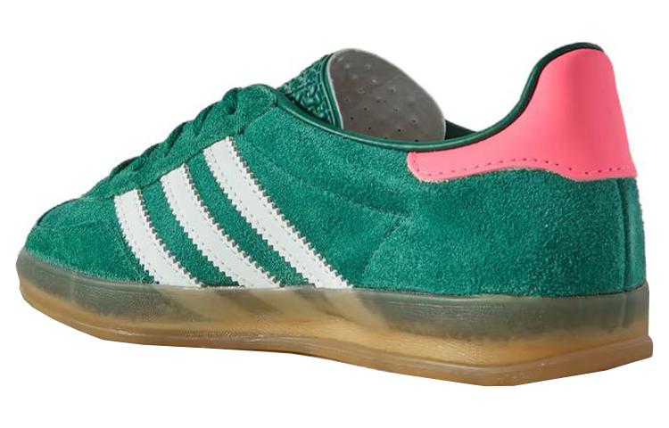 adidas gazelle silver green womens Adidas Gazelle Indoor Collegiate Green Lucid Pink (W)