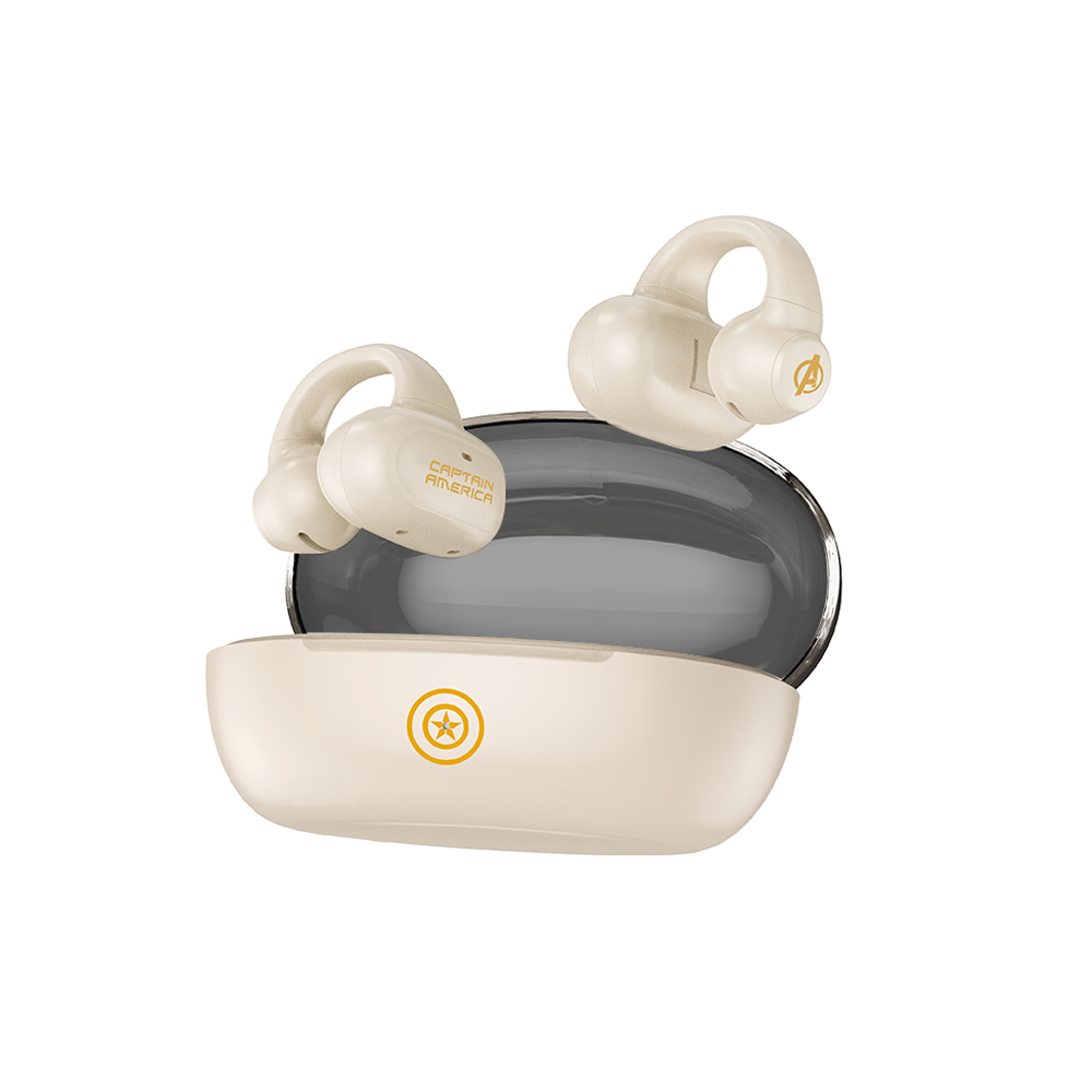 Disney Disney Marvel MV15 Captain America HIFI Music E-Sports Game Noise Canceling Clip-on Long-lasting Battery Life Cool Space Capsule Style True Wireless Bluetooth Headset
