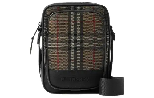 Burberry Cotton Shoulder Bag, Crossbody Bag Regular Men's Archive Beige
