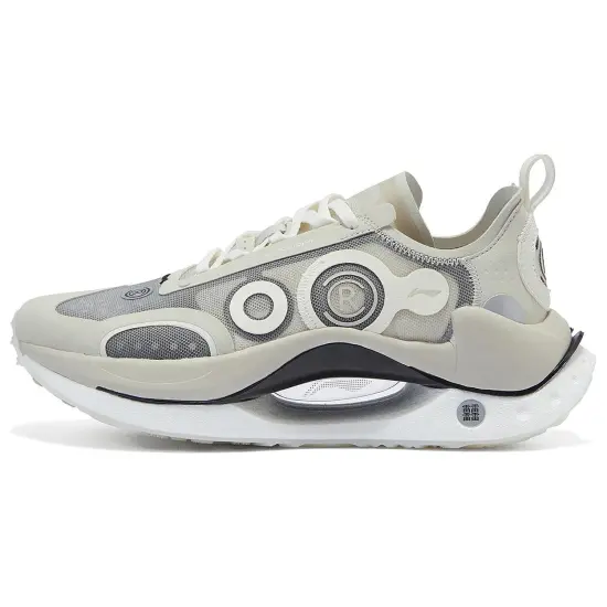 LiNing Jueying CRC Casual Shoes Women's Low-Top Gray White
