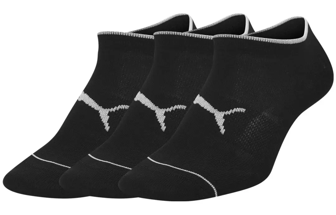 PUMA Ankle Socks Unisex 3 Pack Black