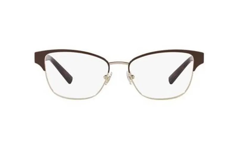 TIFFANY & CO. Alloy Irregular Shape Eyeglass Frames Women's Brown