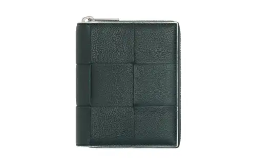 Bottega Veneta Calfskin Wallet Men's Jasper